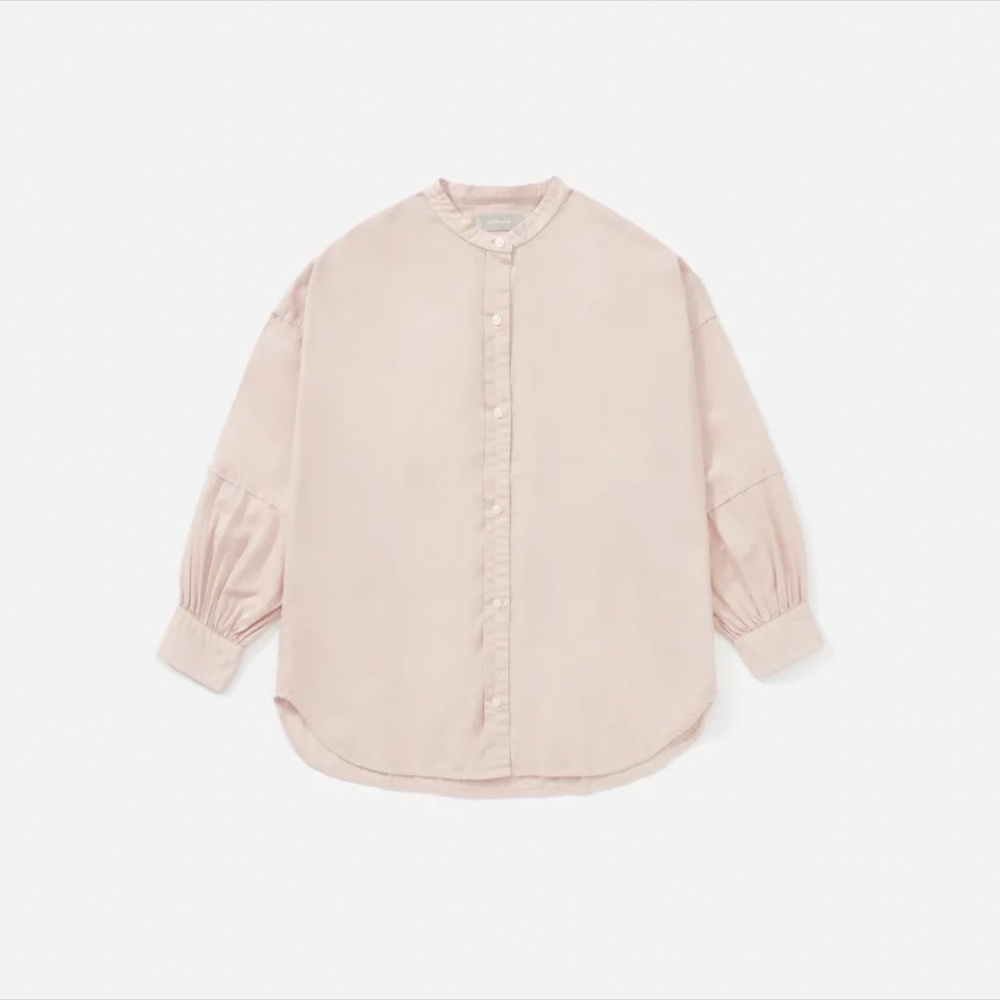 Size 4 Everlane Collarless Air Shirt